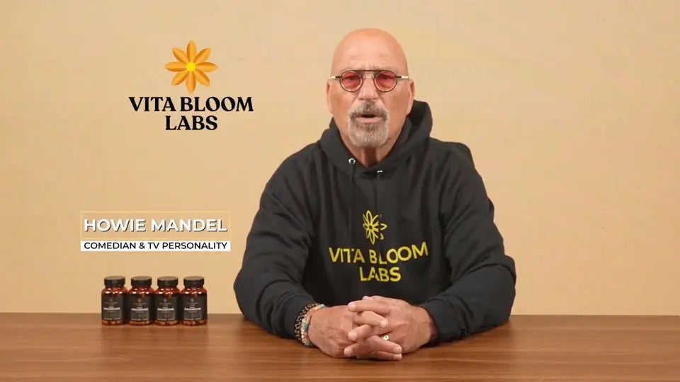 Howie Mandel, comedian and TV personality, in the Vita Bloom Labs campaign